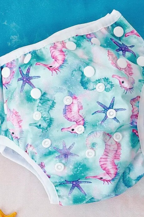 Pañal Malla Para Piscina Reutilizable Ecológico Caballito de mar