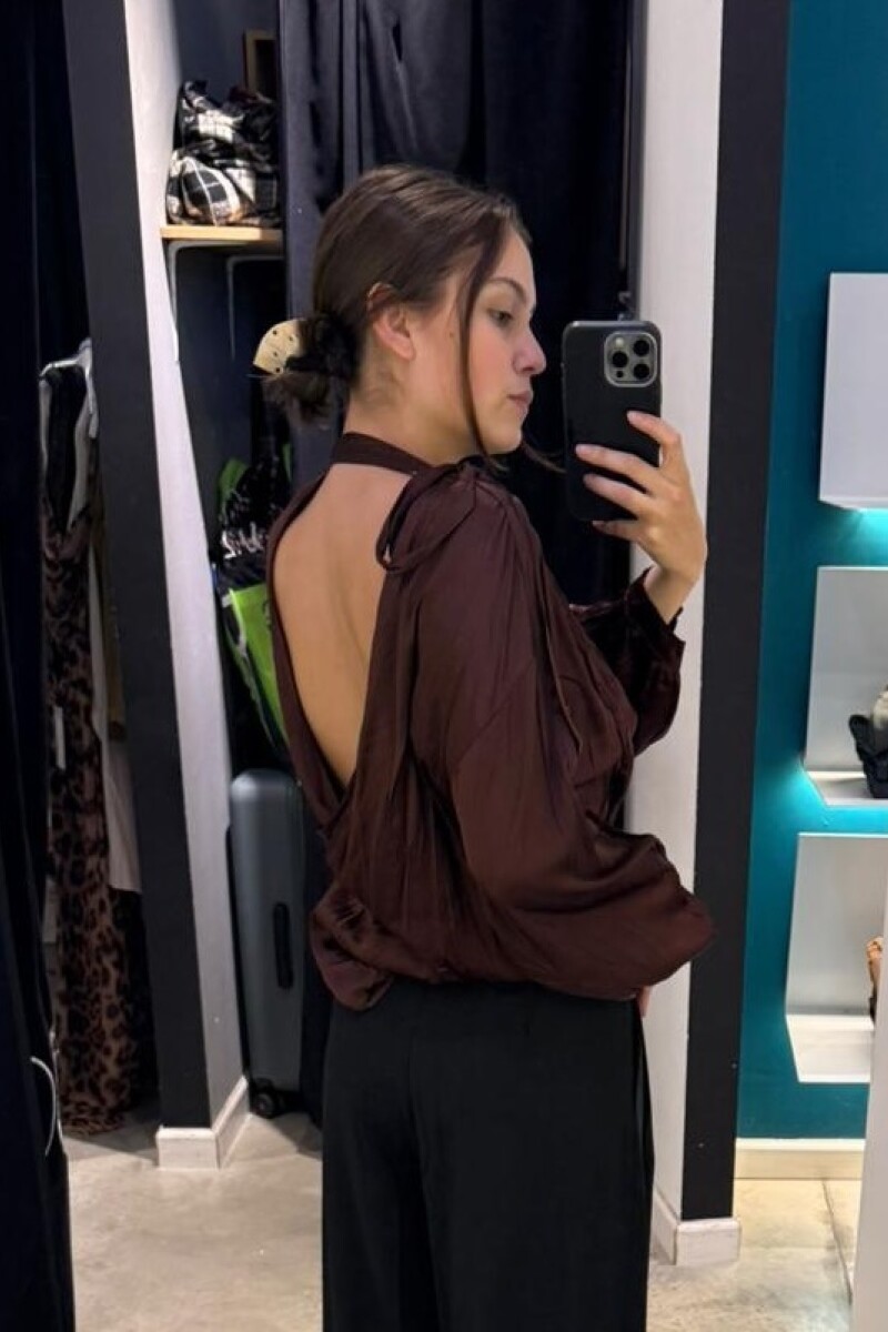 Blusa Anor MARRON