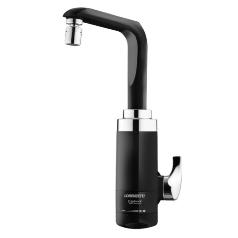 GRIFO ELECTRONICO ESSENCE NEGRO CROMO DE PARED 220V 5500W GRIFO ELECTRONICO ESSENCE NEGRO CROMO DE PARED 220V 5500W