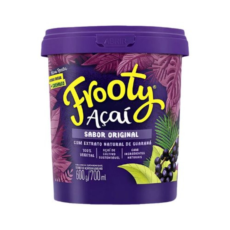 Helado de Açai y Guaraná Frooty - 700 ml Helado de Açai y Guaraná Frooty - 700 ml