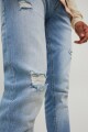 Jeans Slim Fit "glenn" Denim Rigido Blue Denim