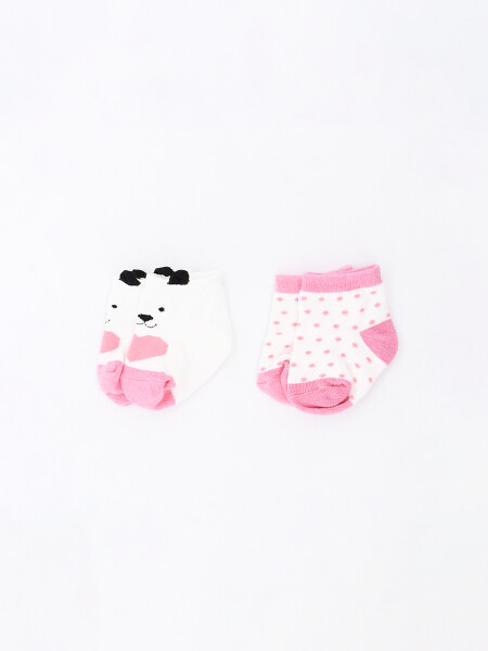 MEDIAS DE BEBE PACK X2 ESTAMPADO 1