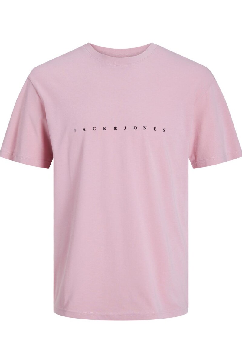 Camiseta Star Texto Estampado Pink Nectar