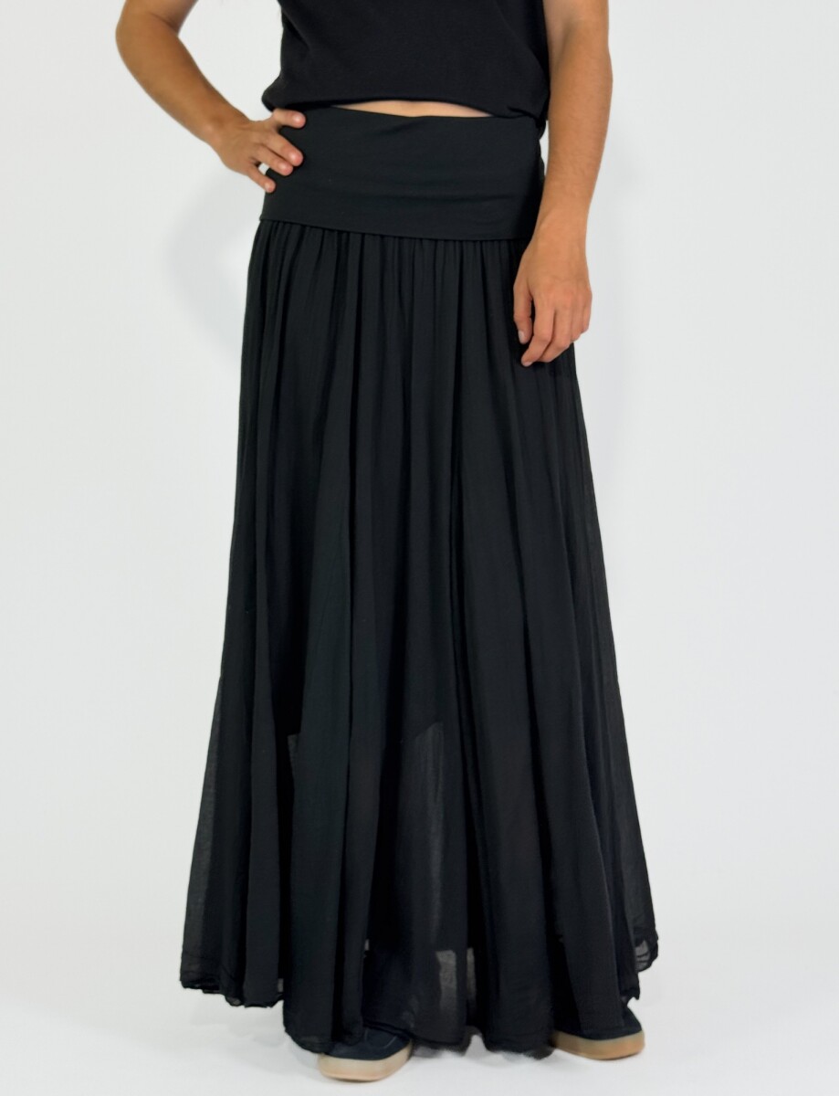 POLLERA BRENTA - NEGRO 