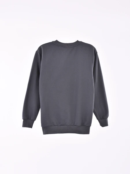 BUZO STITCH UNIQUE GRIS CLARO