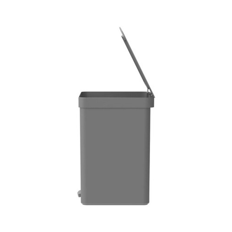 Papelera con pedal 20L Gris