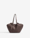 Shopper Cartera Shopper Curva - Marron Chocolate