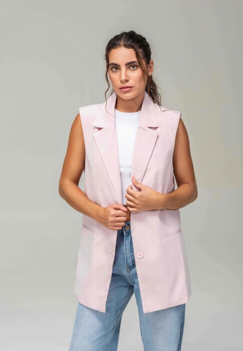 CHALECO LALY ROSA