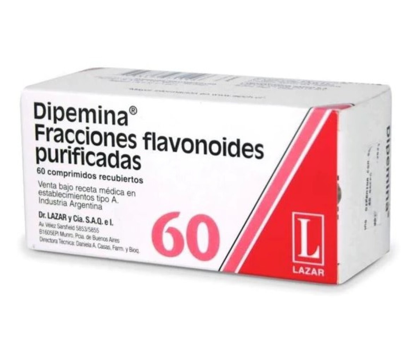 Dipemina 500mg 60 Comprimidos 