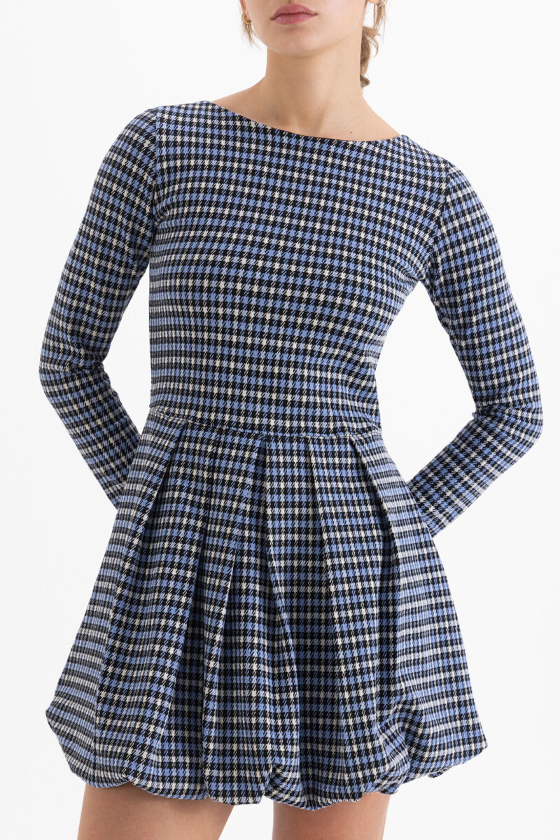VESTIDO GALES Celeste
