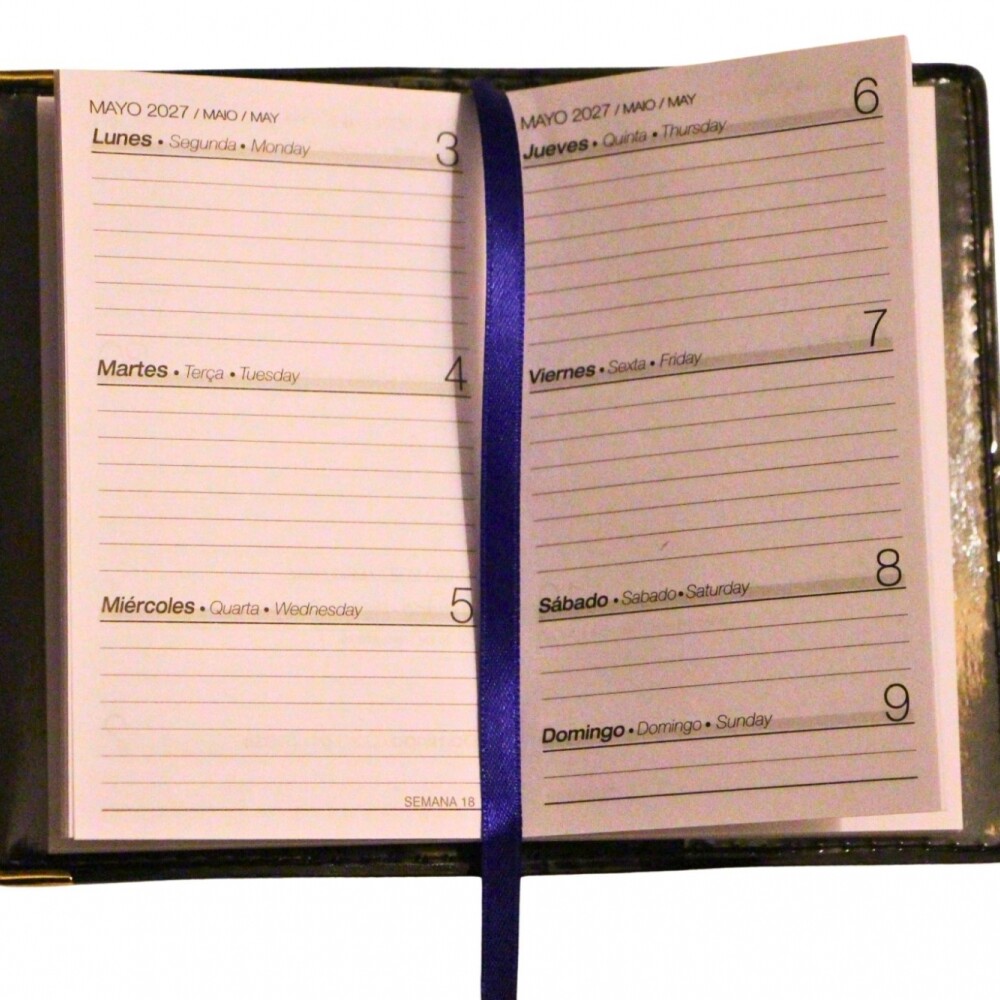 AGENDA ABEZETA 210 CLASSIC TAPA MARRON OSCURO
