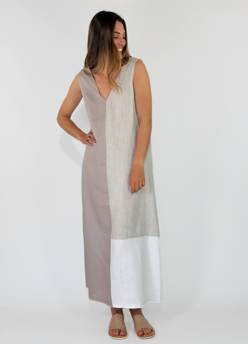 VESTIDO JOAQUINA - BEIGE 