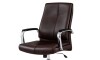Silla de oficina Cromada Mariposa - Nash Marrón