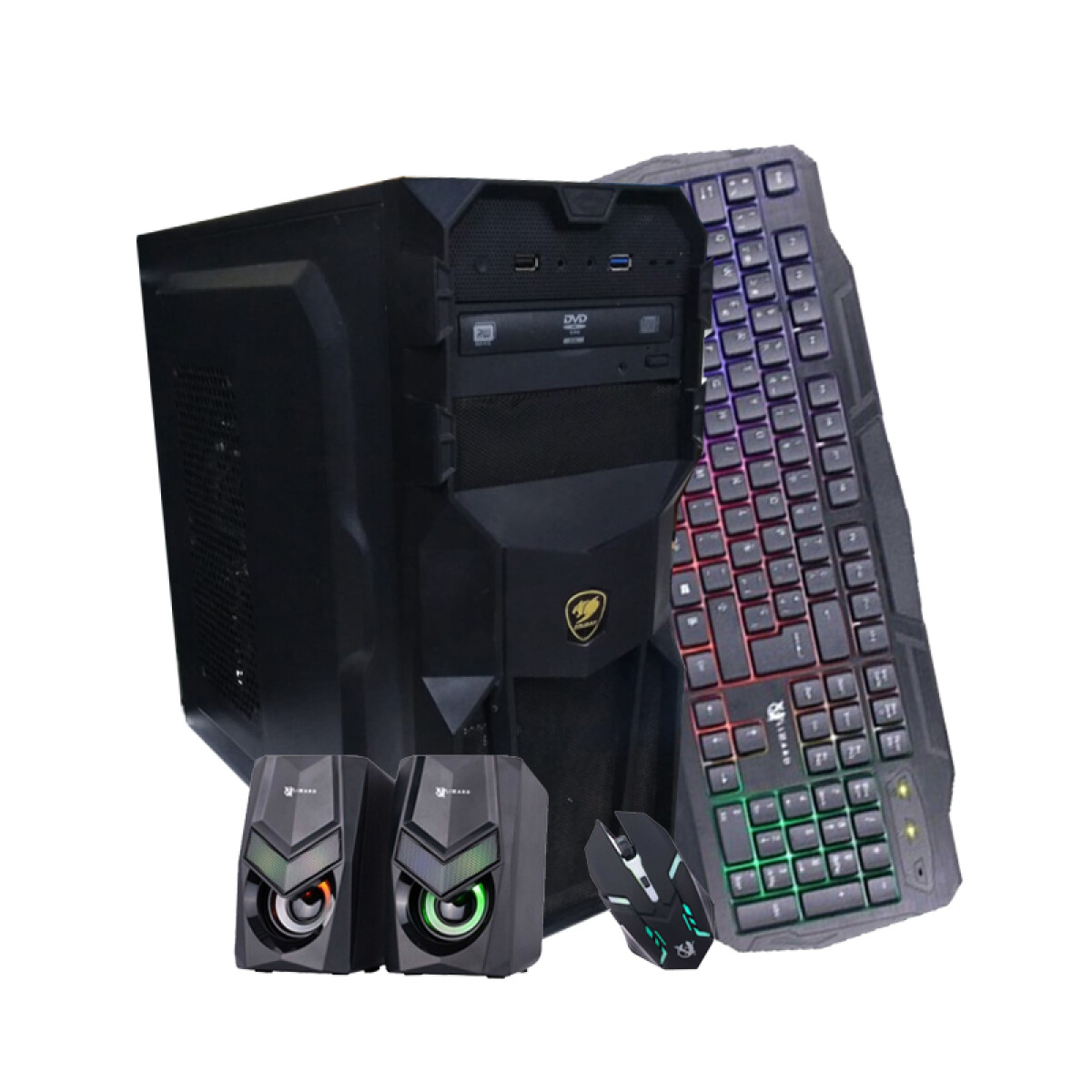 PC GAMER Reacond. Intel i3 - 10ªGEN. RAM 12GB. Disco Sólido 480GB + Disco Duro 1TB. Tarjeta Geforce 1650 4GB. Win11 