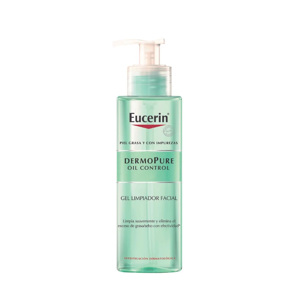 EUCERIN DERMO-PURE GEL LIMPIADOR FR. X 2