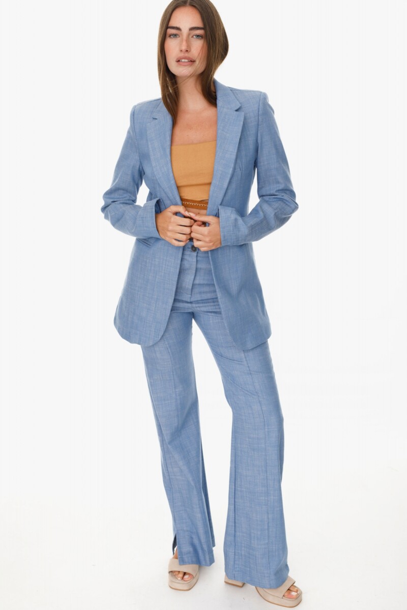 Blazer Turin Cotton Celeste