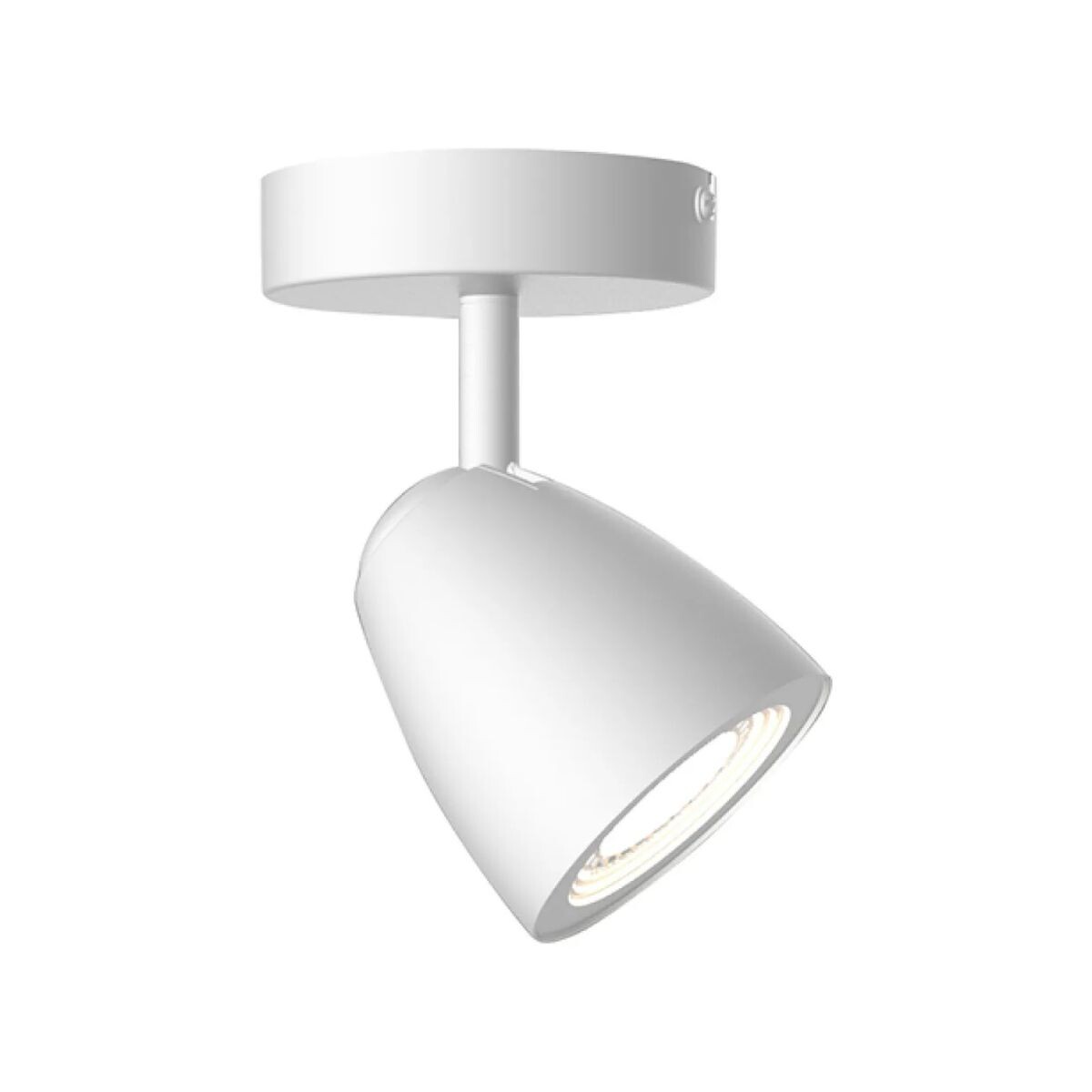 Spot P/dicroica Fijo Blanco C/zocalo Gu10 