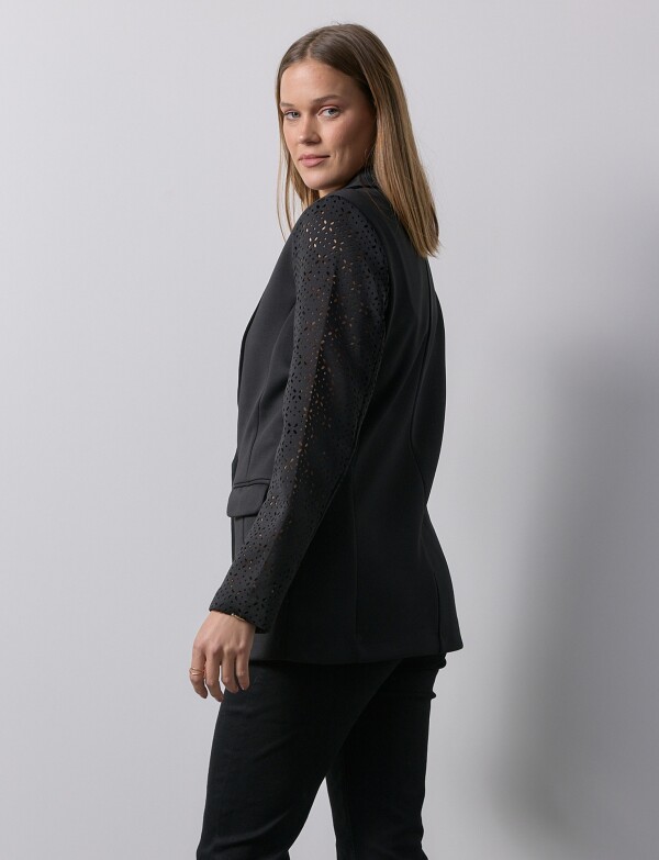 Blazer Manga Calada NEGRO