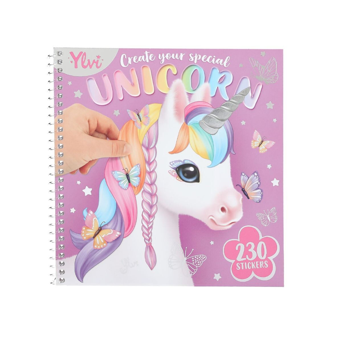 Libro con stickers Top Model - Dress me up - Unicornio 