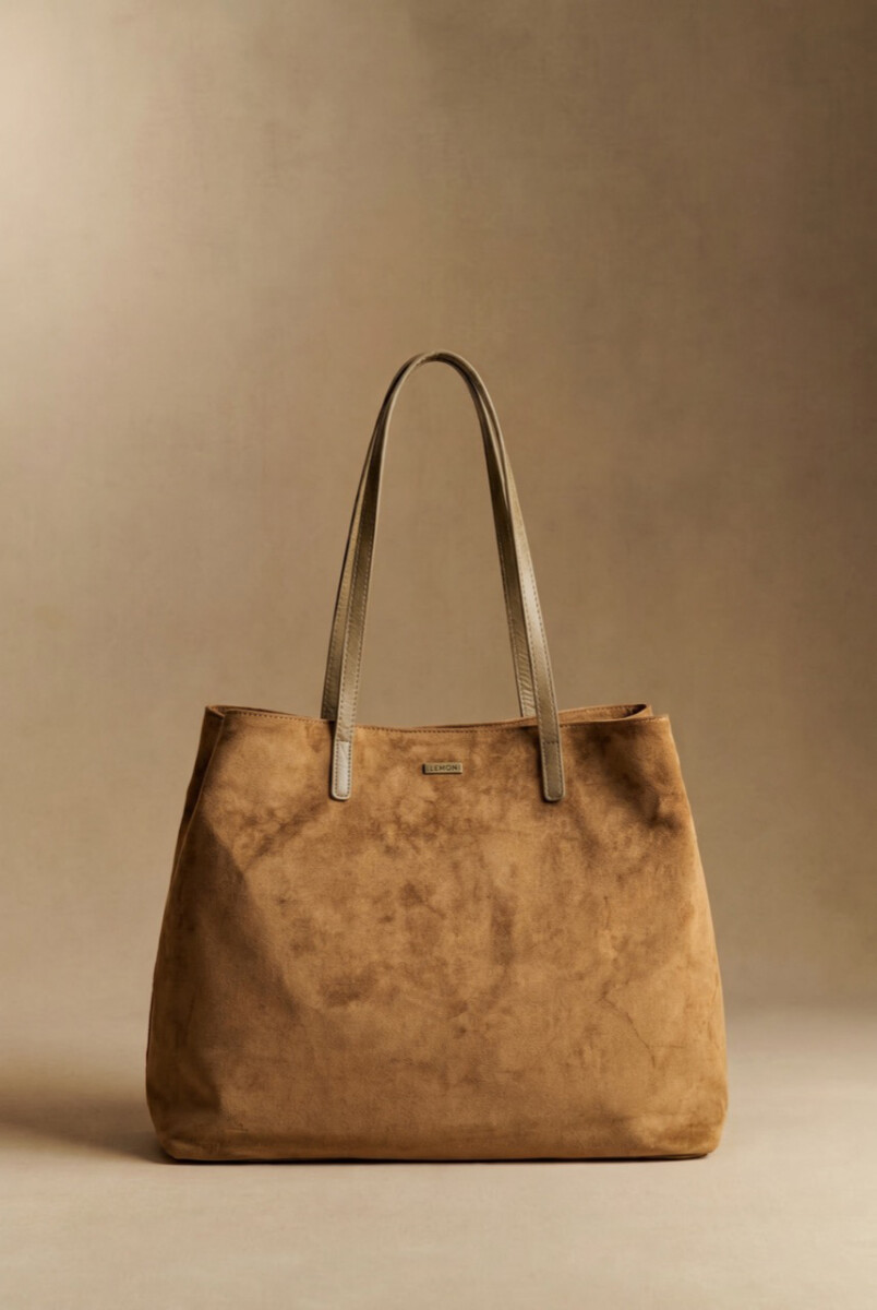 Travel Bag Gamuza Vegana - Oliva 