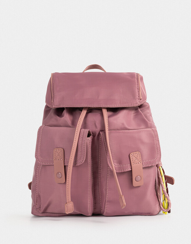 Mochilas Urbanas Mochila Deportiva Con Solapa - Violeta Uva