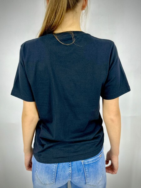 T-SHIRT SLOWLY HU07E N°4 NEGRO