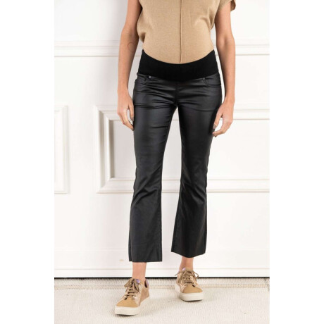 Jean Lemon Mama Waxed Flare Negro