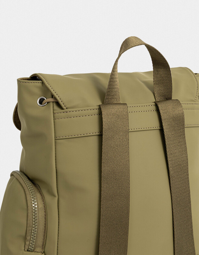 Mochilas Urbanas Deportivo Mochila Efecto Engomada - Verde Kaki