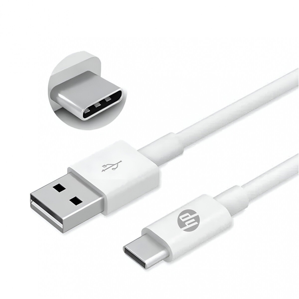 Cable Usb C Tipo C Hp 2.0 1,5 Metros Carga Datos Celular 