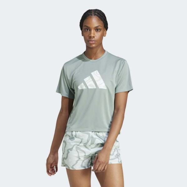 Remera Adidas Run It Bl Verde