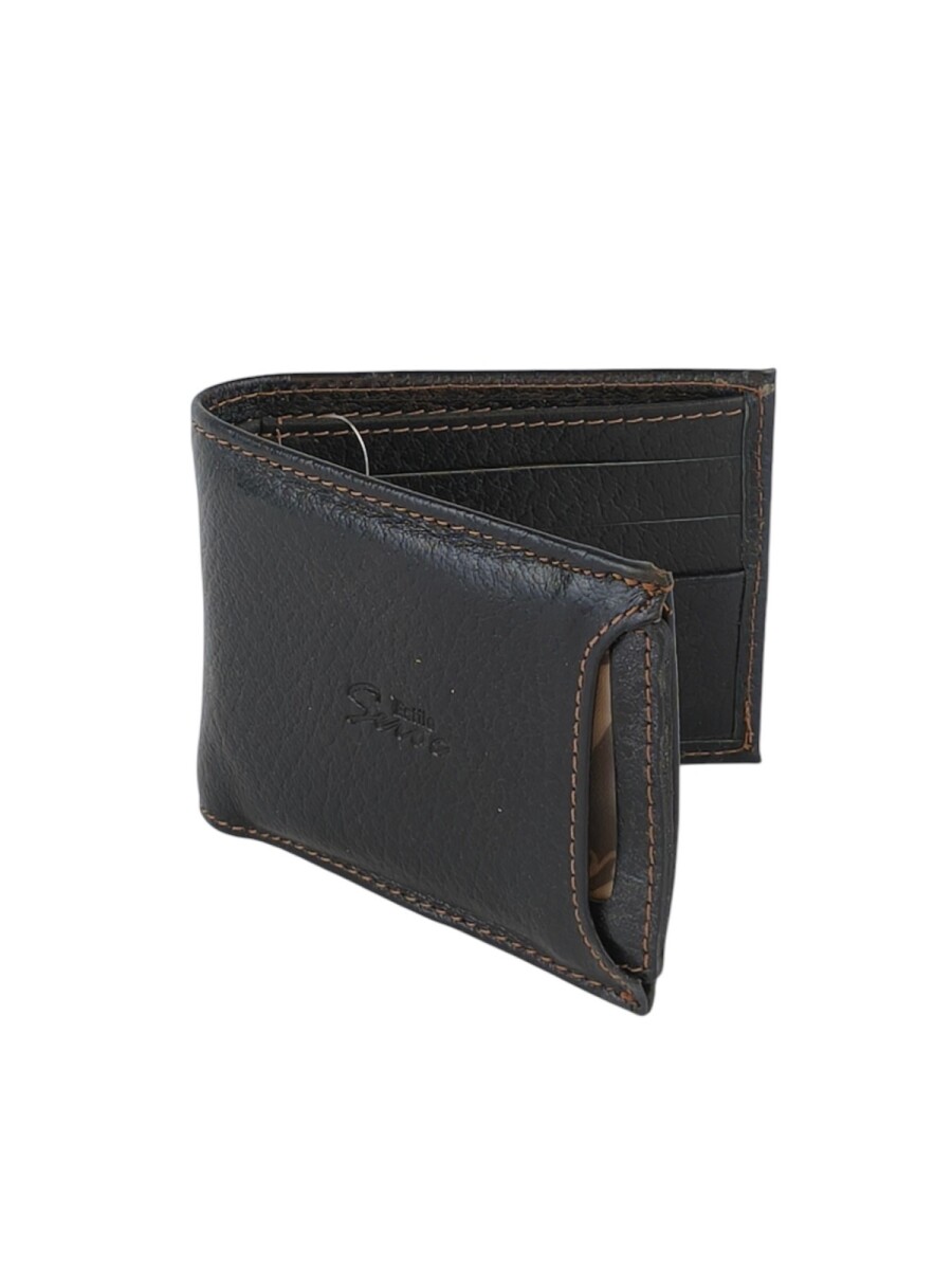 Billetera con tarjetero extraible - Negro 