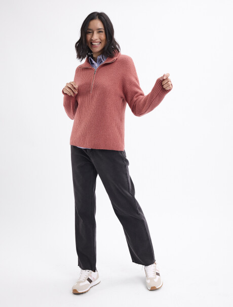 Jean recto Rosa negro