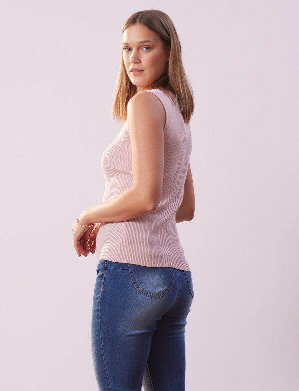 Musculosa Ribs Colors ROSA