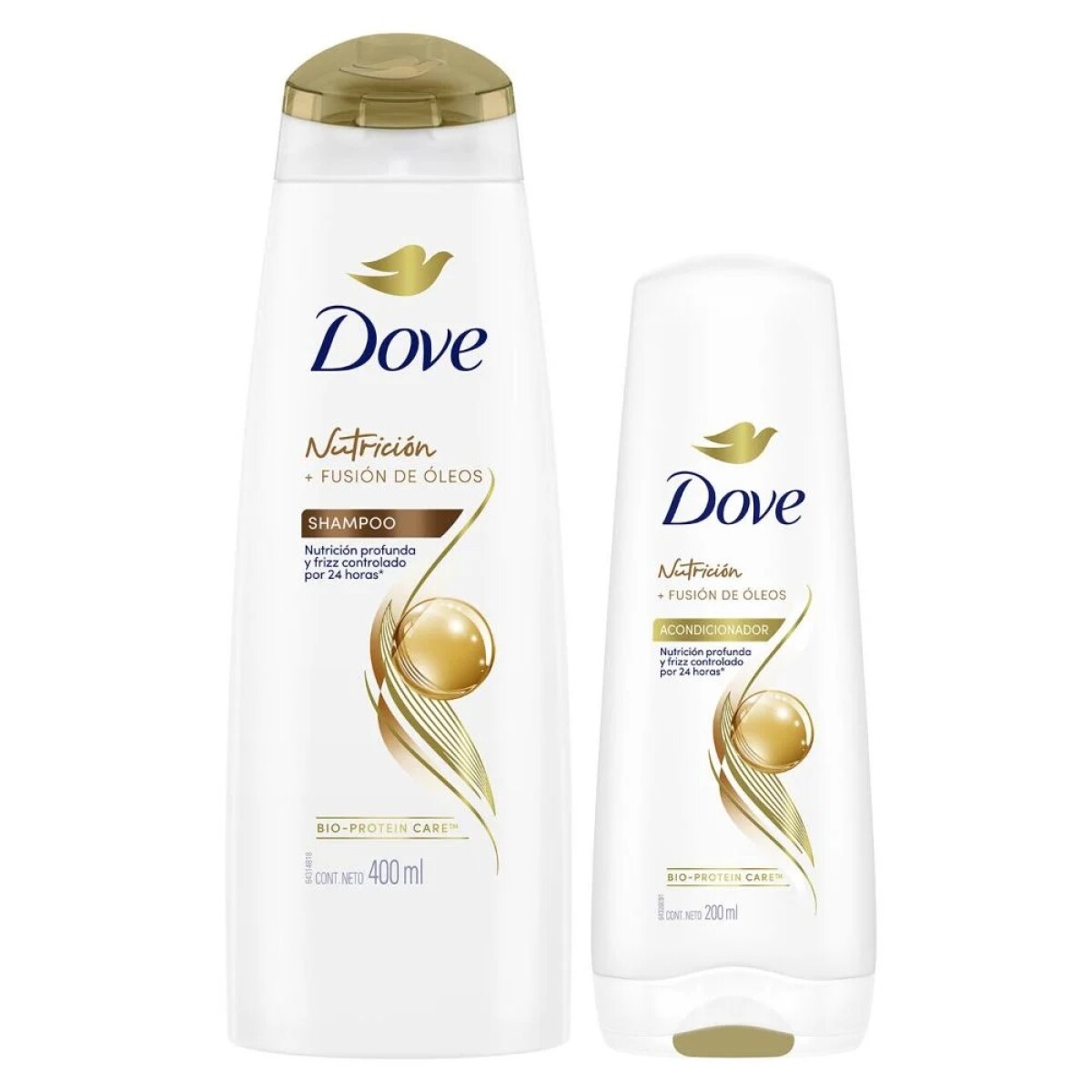 Shampoo Dove Nutrición Superior 400ml + Enjuague 200ml 