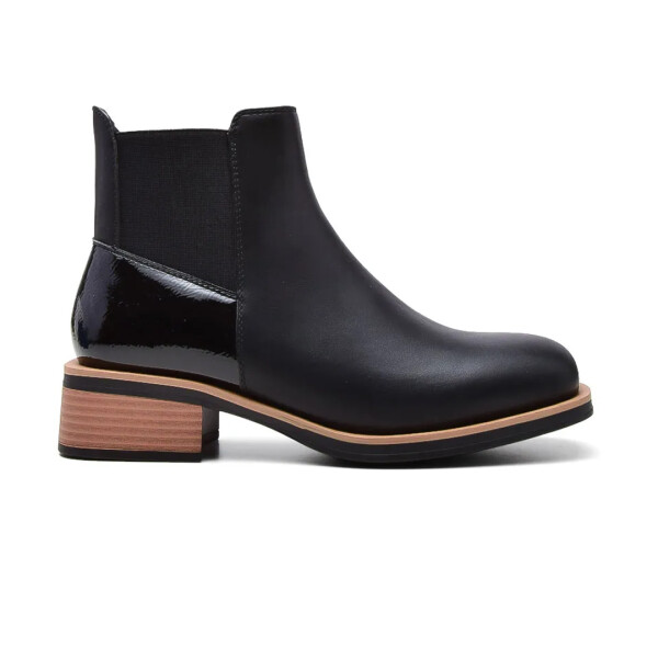 CASUAL TACO BAJO ARLETTE - KORIUM NEGRO