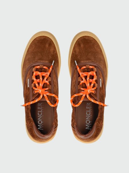 MONCLER - Zapatillas Vera Leisure Beige Oscuro