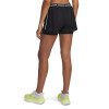 Short Training Under Armour Tech 2in1 de Mujer - 1389895-001 Negro-blanco