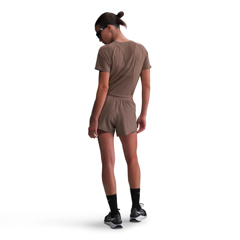 Pantalón Corto Nike Swift Dri-Fit Mr 2N1 de Mujer Chocolate