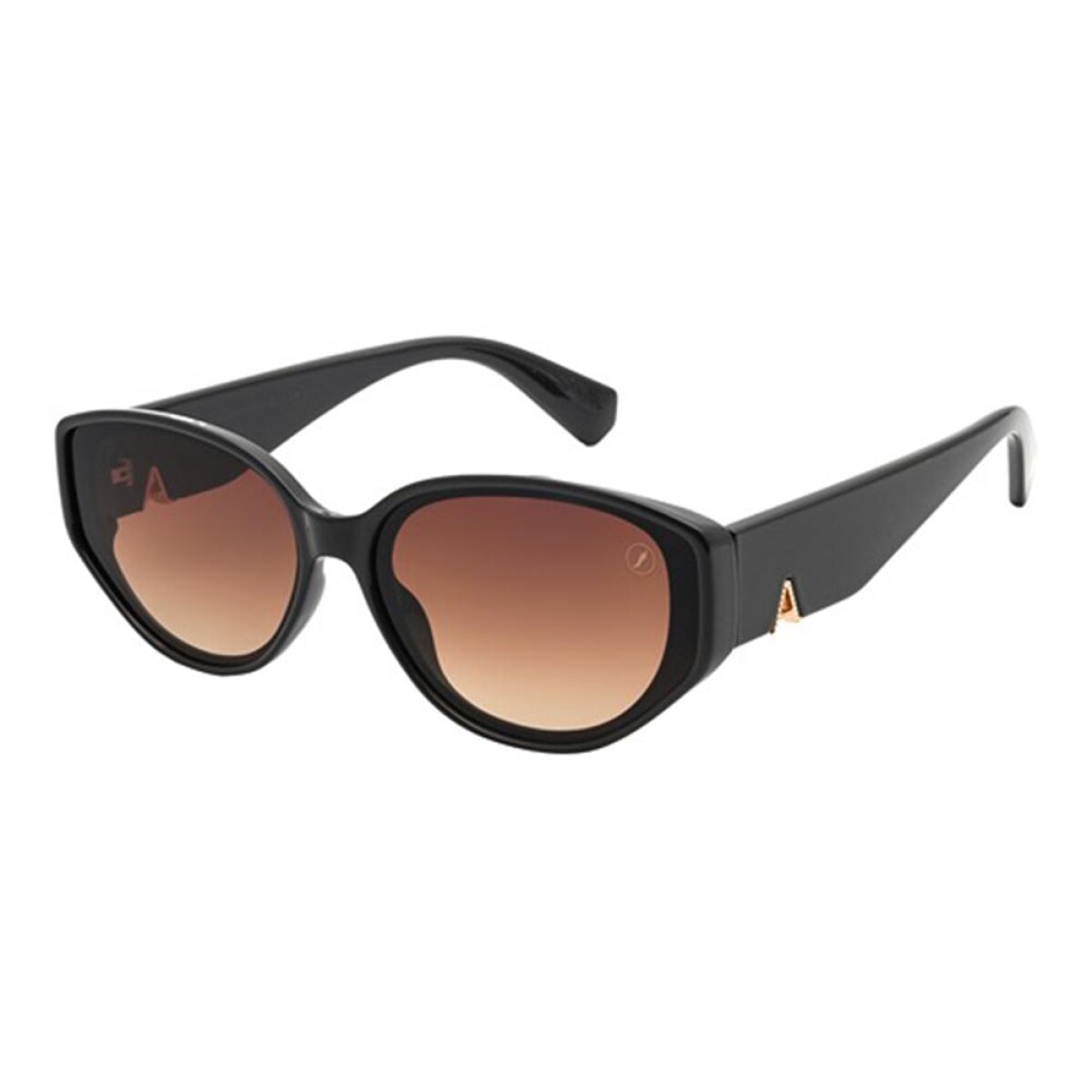 Lentes De Sol Anitta Redondo - Gradiente Marón/marrón 