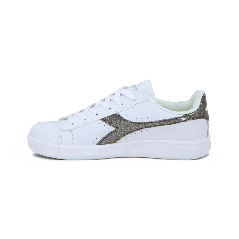 Diadora Champion Niño KNOCK ON I Blanco/Plata Blanco-Plata