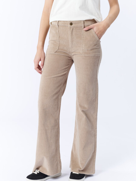 Pantalón de pana oxford Beige