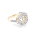 Anillo oro 18k y platino brillantes y diamantes Anillo oro 18k y platino brillantes y diamantes