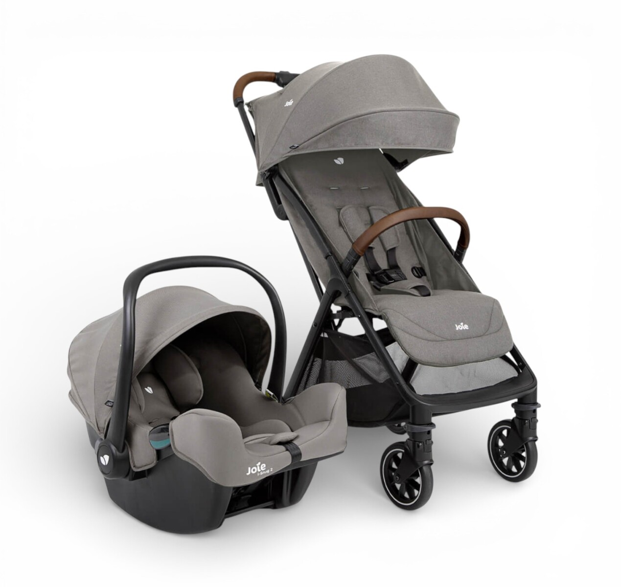 Travel System Joie Pact Pro + Silla de Auto i-Snug2 – Con Bolsa de Viaje y Protector de Lluvia 