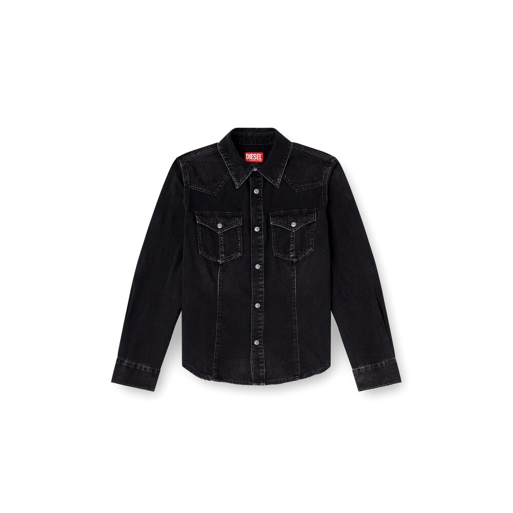 Camisas Urbano Para Mujer De-Waves Shirt Negro