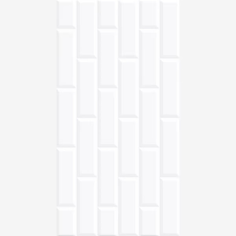 Cerámica Ladrillo blanco 32x62 cm Brillo Cerámica Ladrillo Blanco 32x62 Cm Brillo