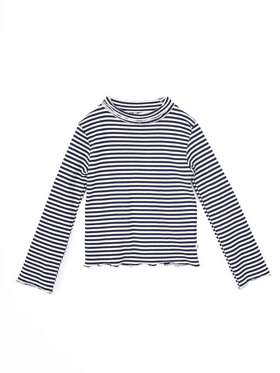 POLERA AGOS STRIPE - NEGRO 