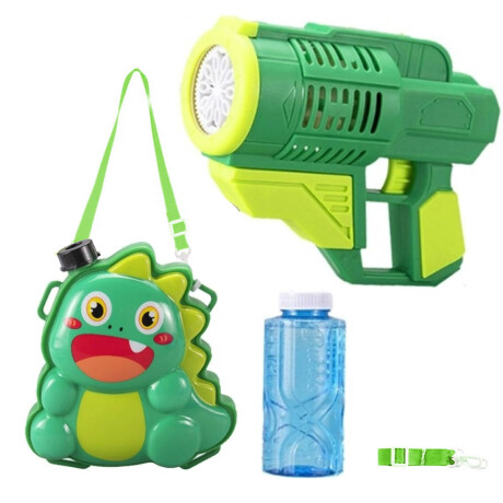 Pistola Burbujero Mochila Luz Y Sonido Astronauta Unicornio Dino