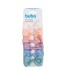 Set de Broches x6 color pastel 15310