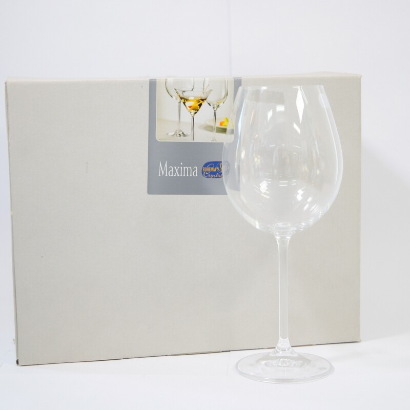 Copa de Vino Cristal Set 6 Unidades Máxima Copa de Vino Cristal Set 6 Unidades Máxima