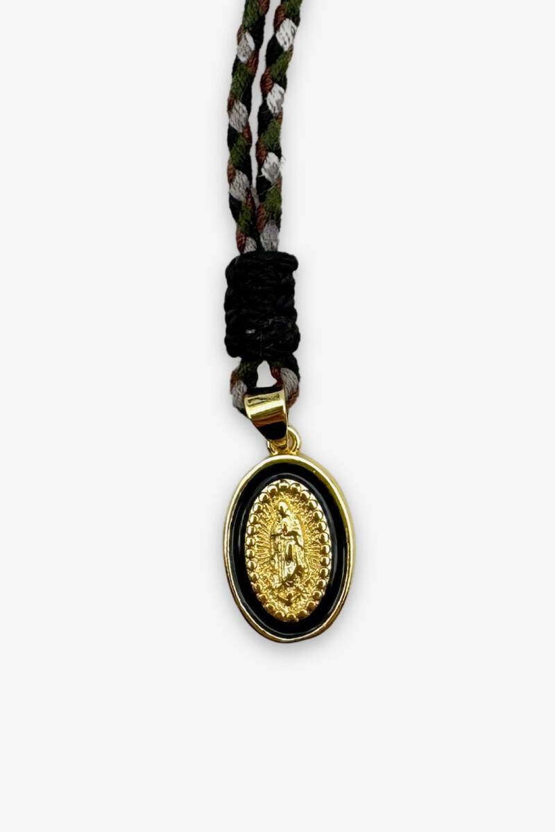 Collar de cuerda Negro
